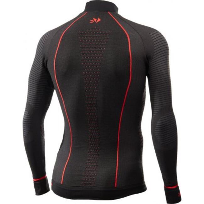 Maglia Termica Moto Black/red Six2 Unisex